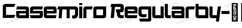Casemiro Regularby字体转换
